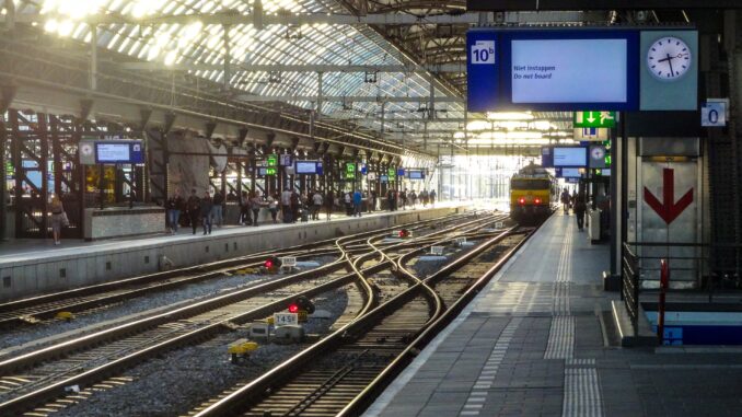 Centralstationen i Amsterdam