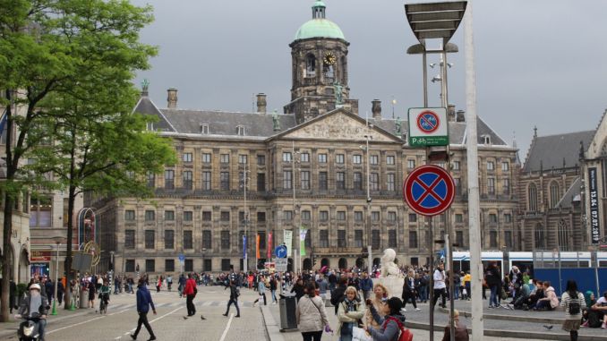 bilden föreställer Torget Dam i Amsterdam